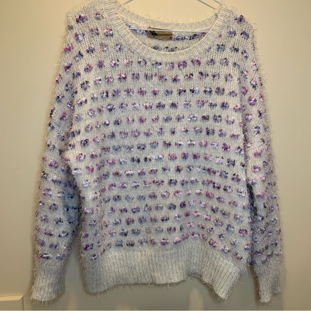 Anthropologie Multicolor Textured Sweater